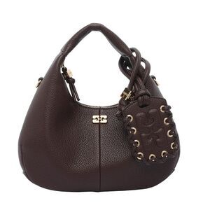 Ganni Women Mini Hobo Bag